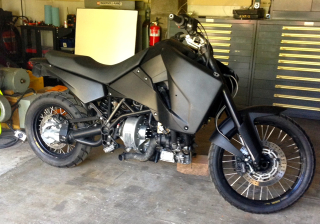 Illustration for article titled This Turbo Diesel Cafe Racer Is Powered By Bacon
